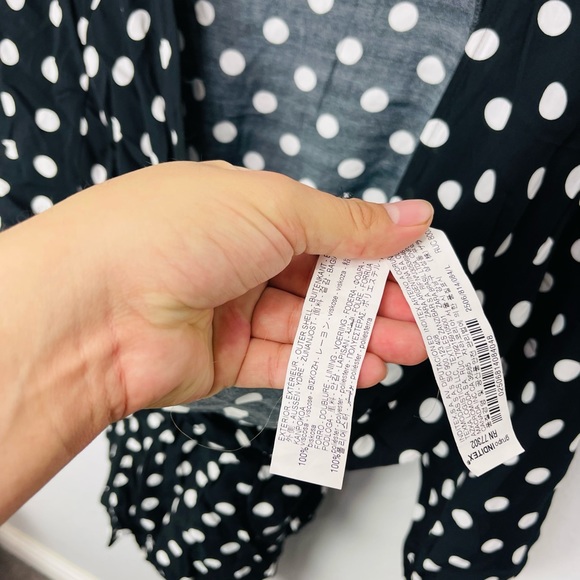 Zara Bloggers Favorite Black and White Polka Dot Dress - Picture 6 of 7